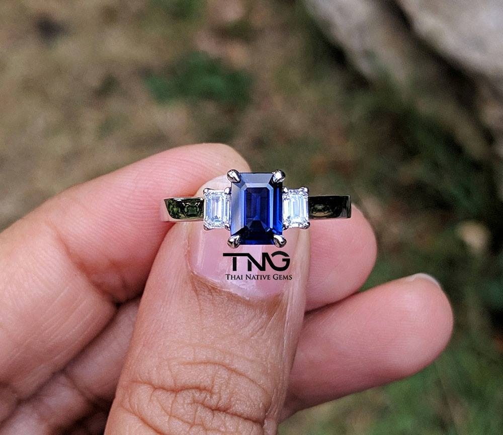 Blue Sapphire RING Neelam Ring 9.00 Carat 9.25 RATTI AAA+ Quality Natural Blue  Sapphire Neelam GOLD
