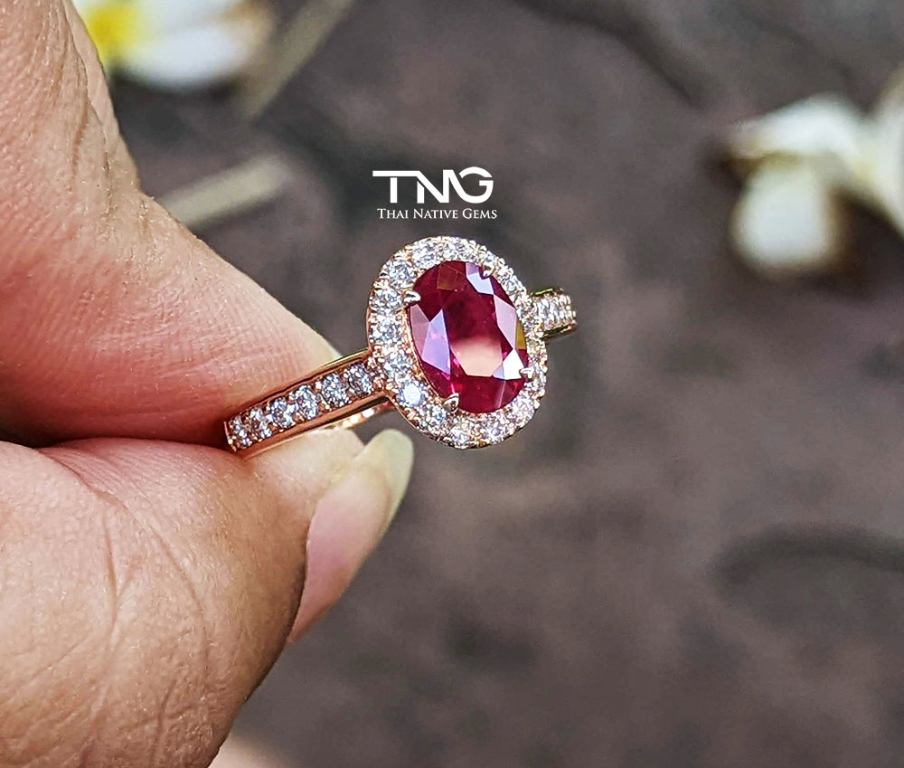 14k Rose Gold Morganite Flower Clover Diamond Halo Engagement Promise –  Brilliant Facets